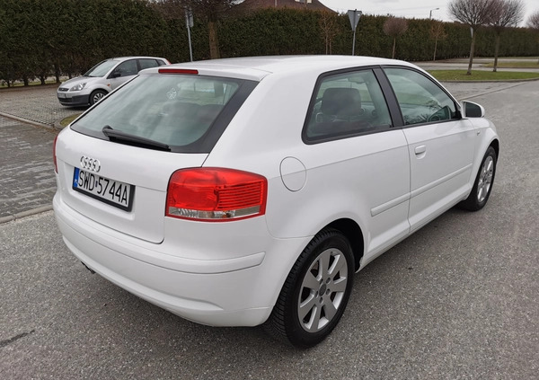 Audi A3 cena 27900 przebieg: 77000, rok produkcji 2008 z Rydułtowy małe 781